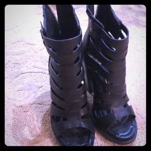 Dolce Vita gladiator high heels.